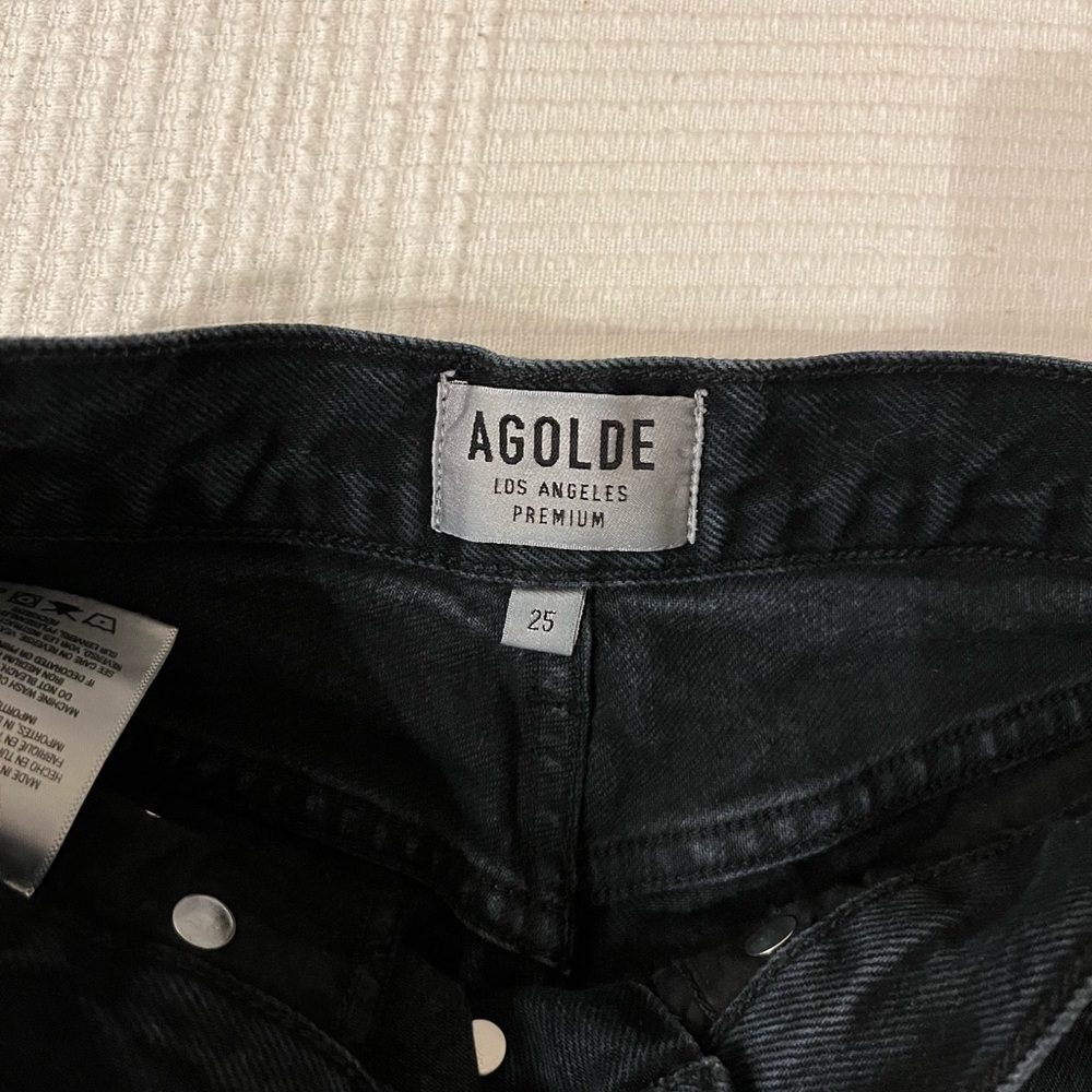 AGOLDE Riley High Rise Straight Crop Jeans - Picture 2 of 3